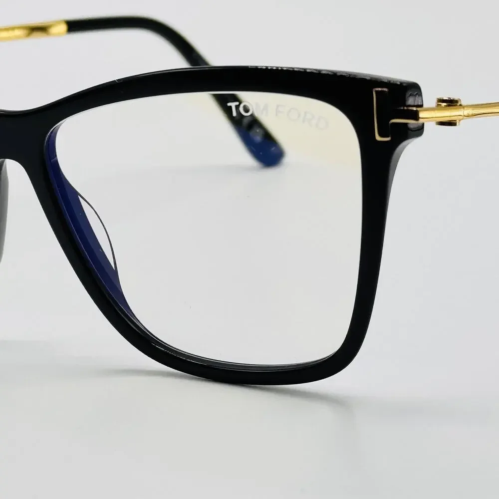 Tom Ford Eyeglasses Frame TF6097-B 001 Black Butterfly Frame 53-13-140 NEW